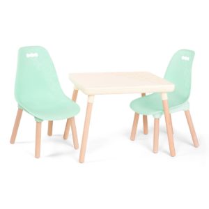 Kid Century Modern Table and Chair Set Mint