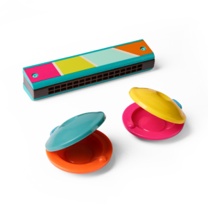 Harmonica and Castanets Set