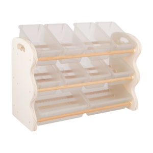 Totes Tidy Pastel Playroom Storage Bin Organizer