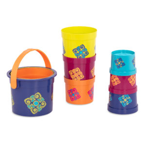 Bazillion Buckets Toddler Stacking Cups