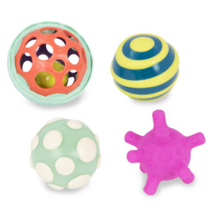 Ball-a-baloos multi-texture sensory balls set