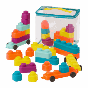 Buildin Squishies soft baby building blocks